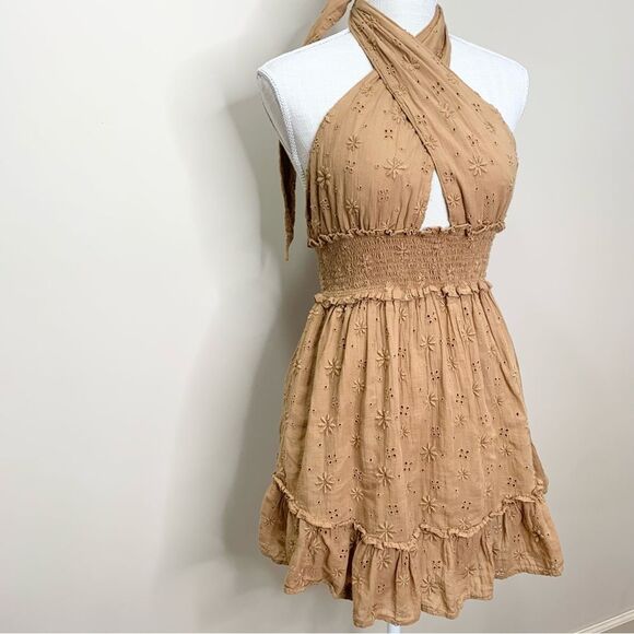 Aerie Spring Fling Halter Dress XS - Picture 3 of 11